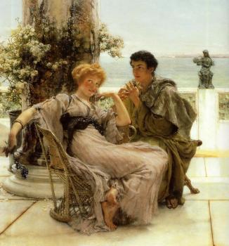Sir Lawrence Alma-Tadema : Courtship, The Proposal